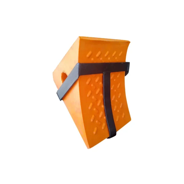 Porta cuña metálico para camión